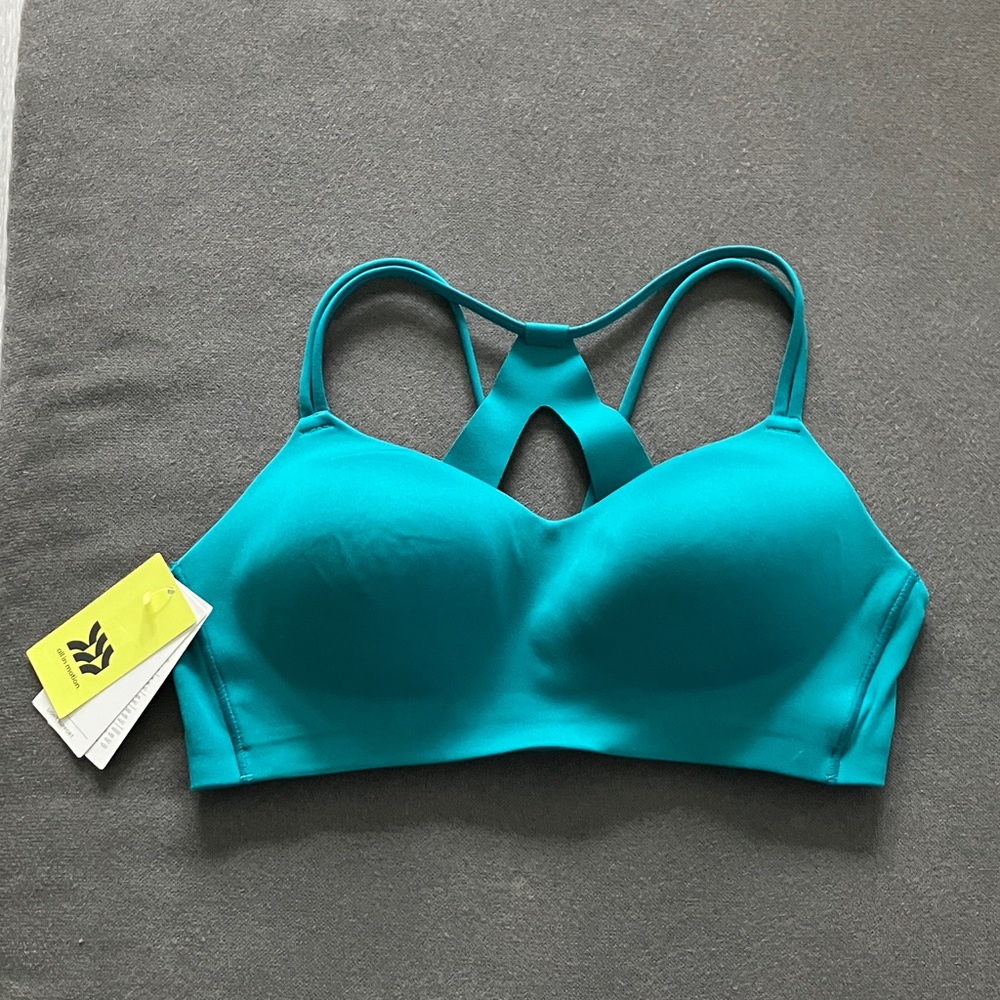 Teal Women's Racerback Sports Bra